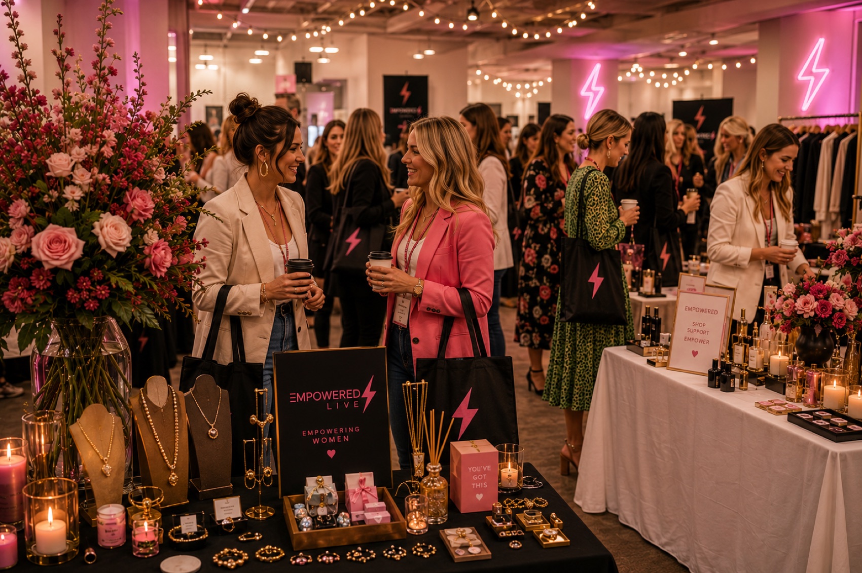 The EMporium exhibition at an EMpowered with Emily event
